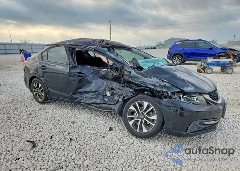 2013 Honda Civic Ex из США, поврежденный, VIN 2HGFB2F87DH505288